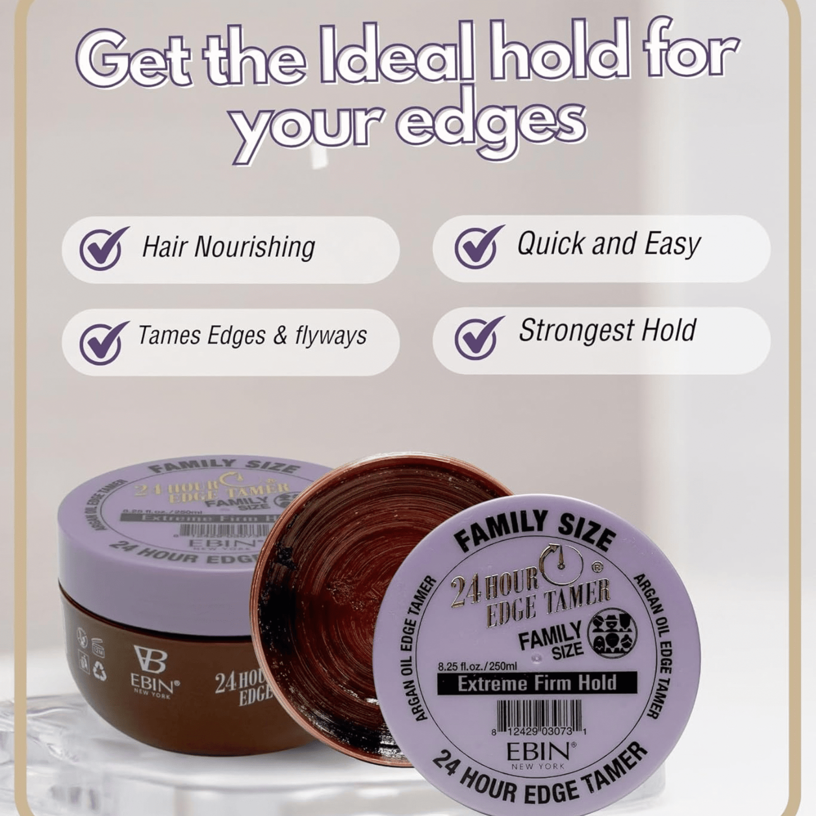 EBIN Edge Tamer Duo Extreme Firm Hold Long-Lasting - Image 5