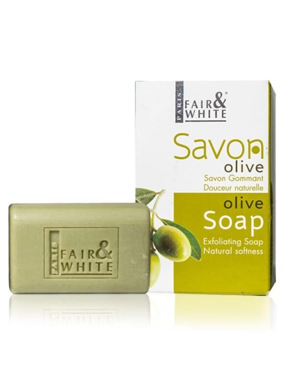 Fair & White Olive Exfoliating Soap 200g