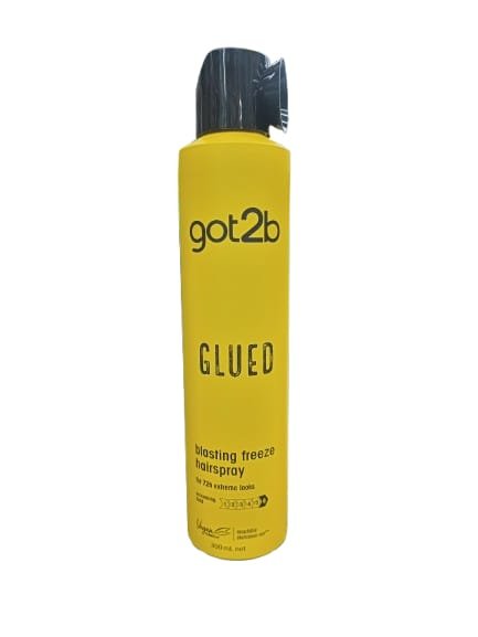 Got2b Glued Blasting Freeze Hairspray 300ml – Ultimate Hold for Wigs & Styling