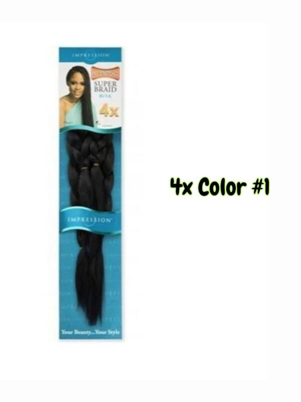 Impression Wig 4X Value Pre-Stretched Braiding Hair Extensions