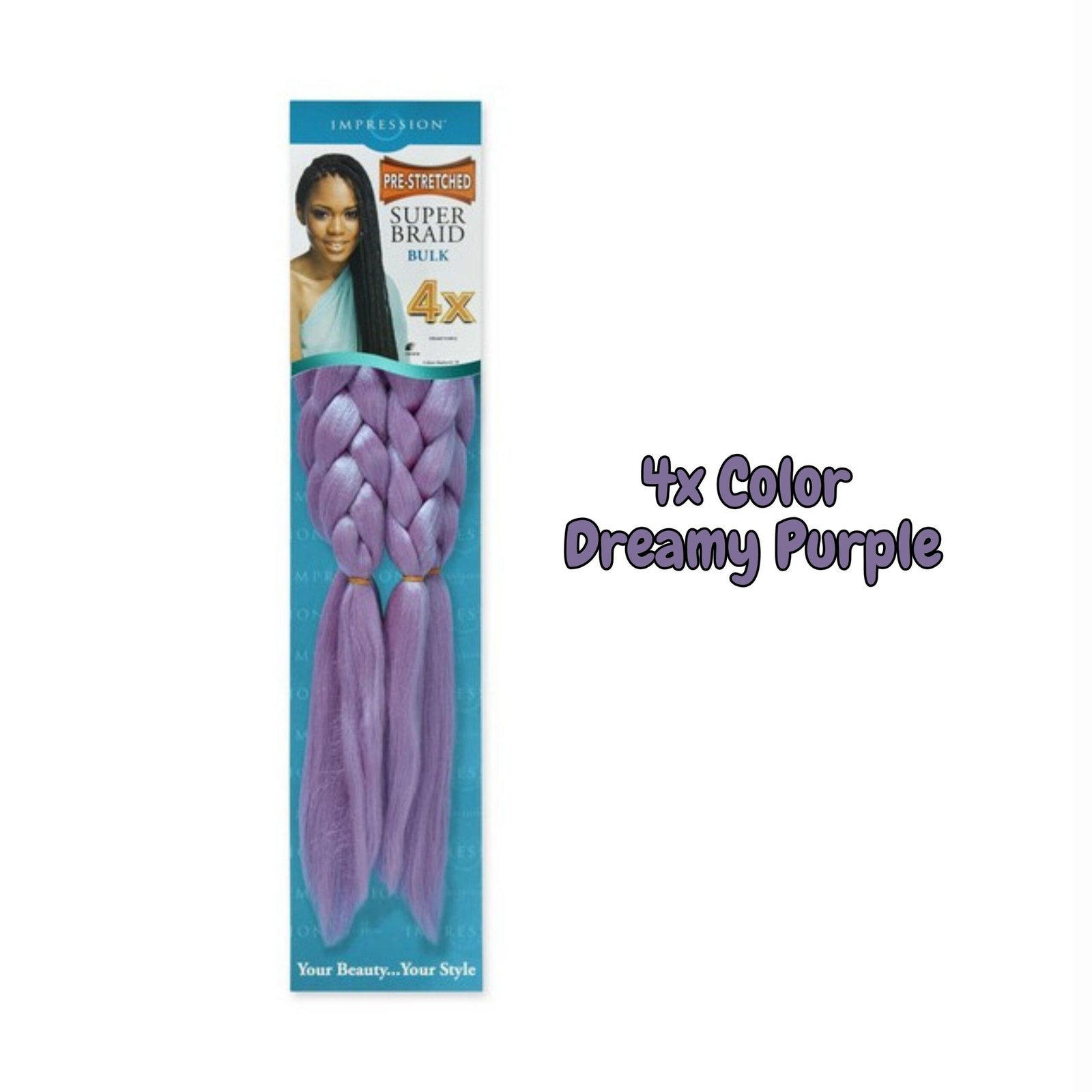 Impression Wig 4X Value Pre-Stretched Braiding Hair Extensions