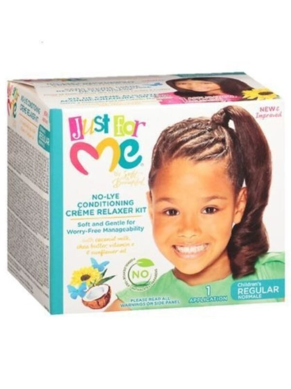 JUST FOR ME No-Lye Conditioning Creme Relaxer Kit