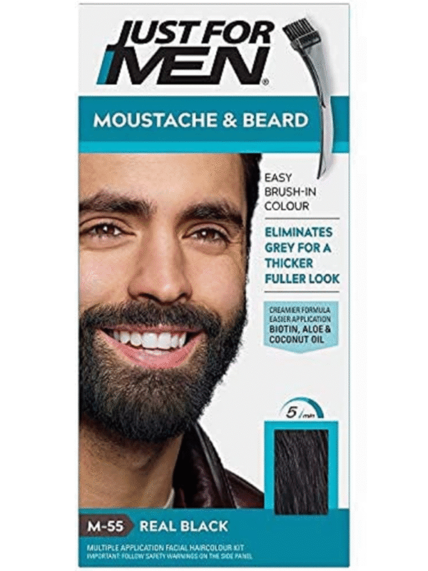 JUST FOR MEN Mustache & Beard Color Gel 4-Pack