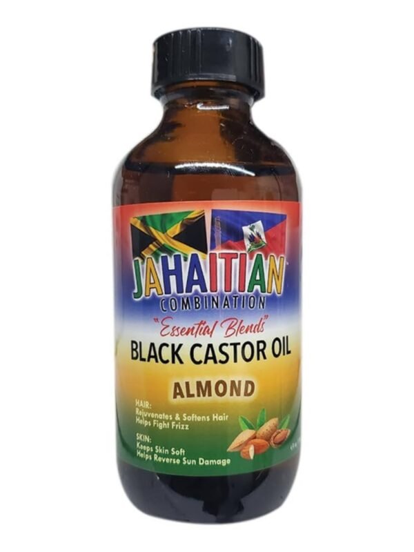 Jahaitian Black Castor Oil with Almond 4oz