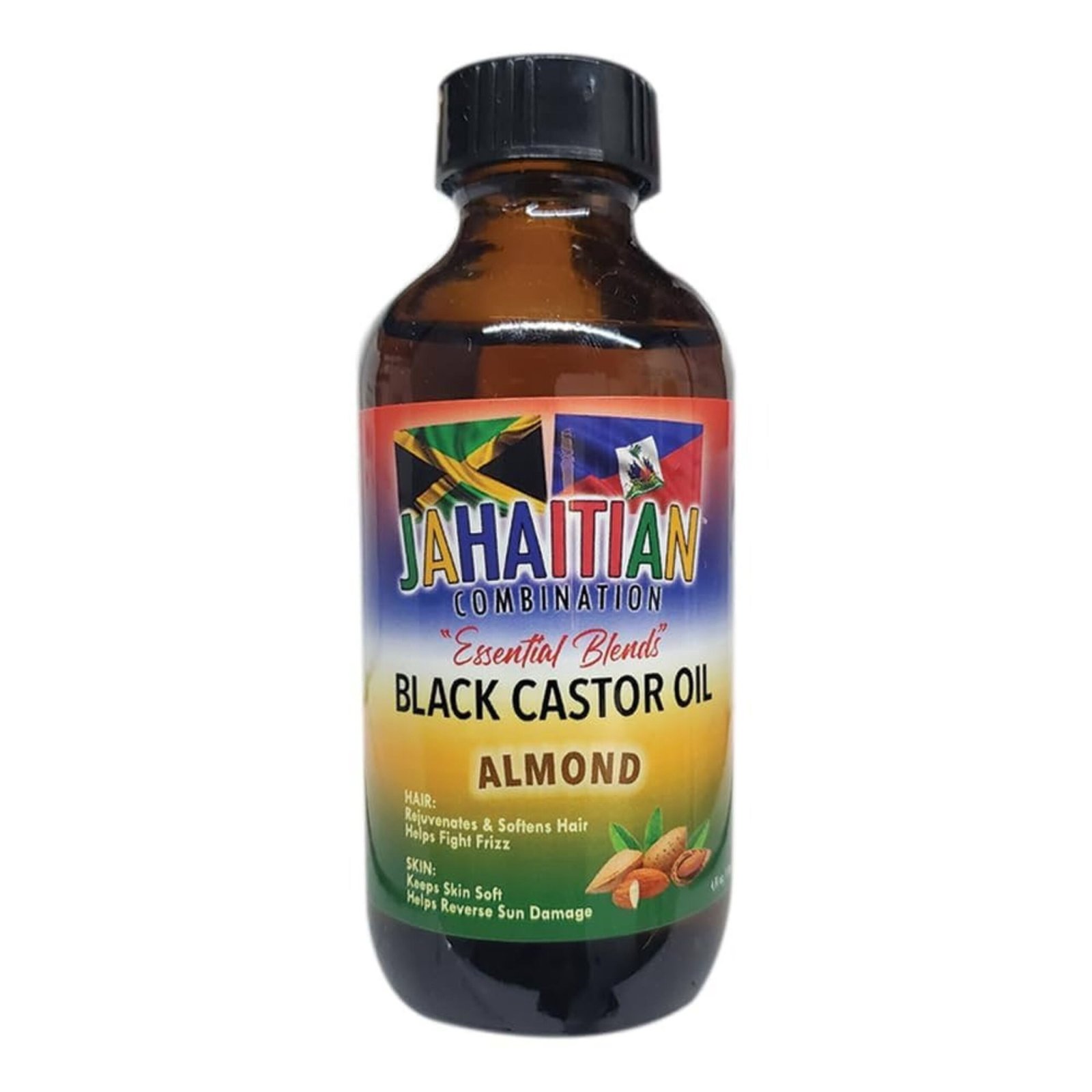 Jahaitian Black Castor Oil with Almond 4oz