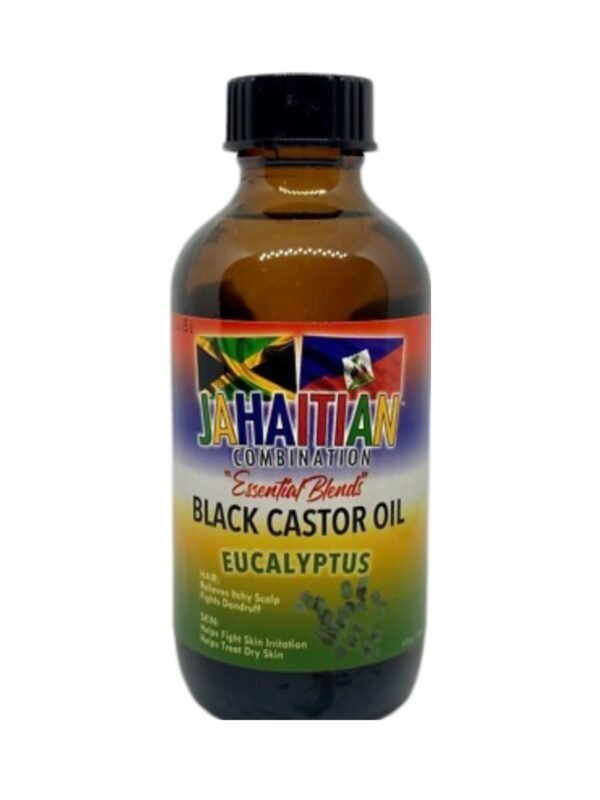 Jahaitian Black Castor Oil with Eucalyptus 4oz