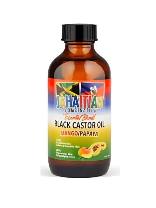 Jahaitian Black Castor Oil with Mango & Papaya 4oz