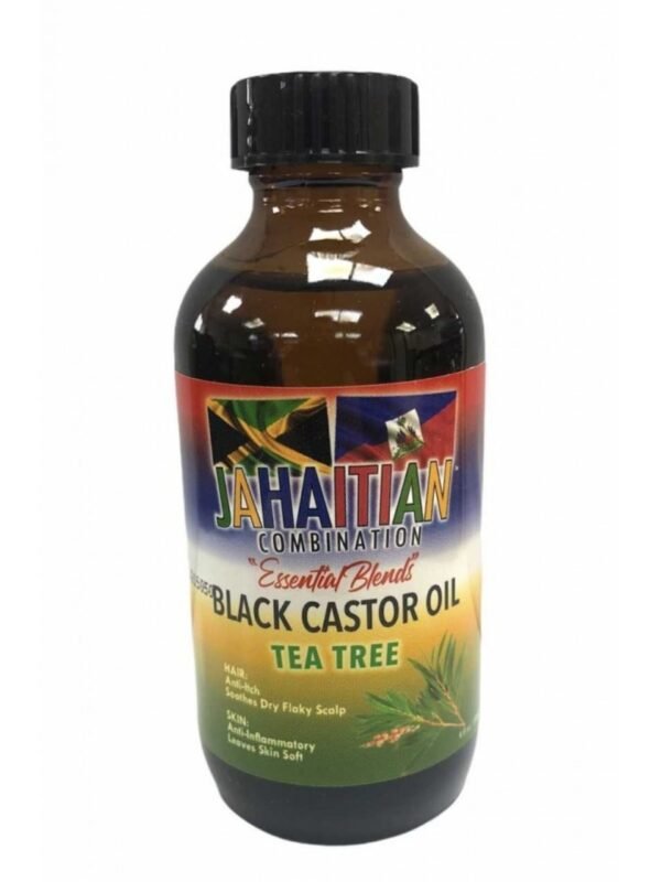 Jahaitian Black Castor Oil with Tea Tree 4oz