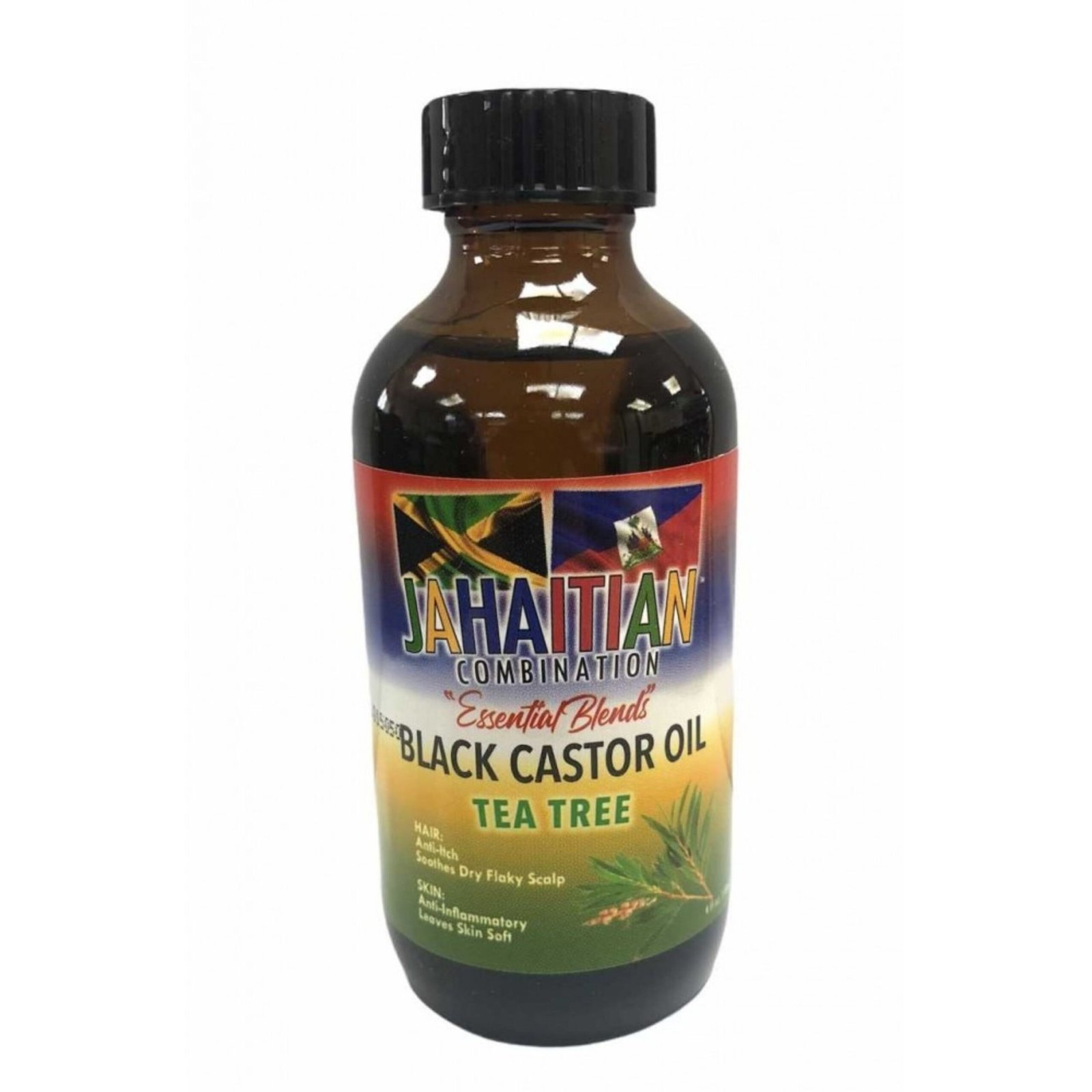 Jahaitian Black Castor Oil with Tea Tree 4oz