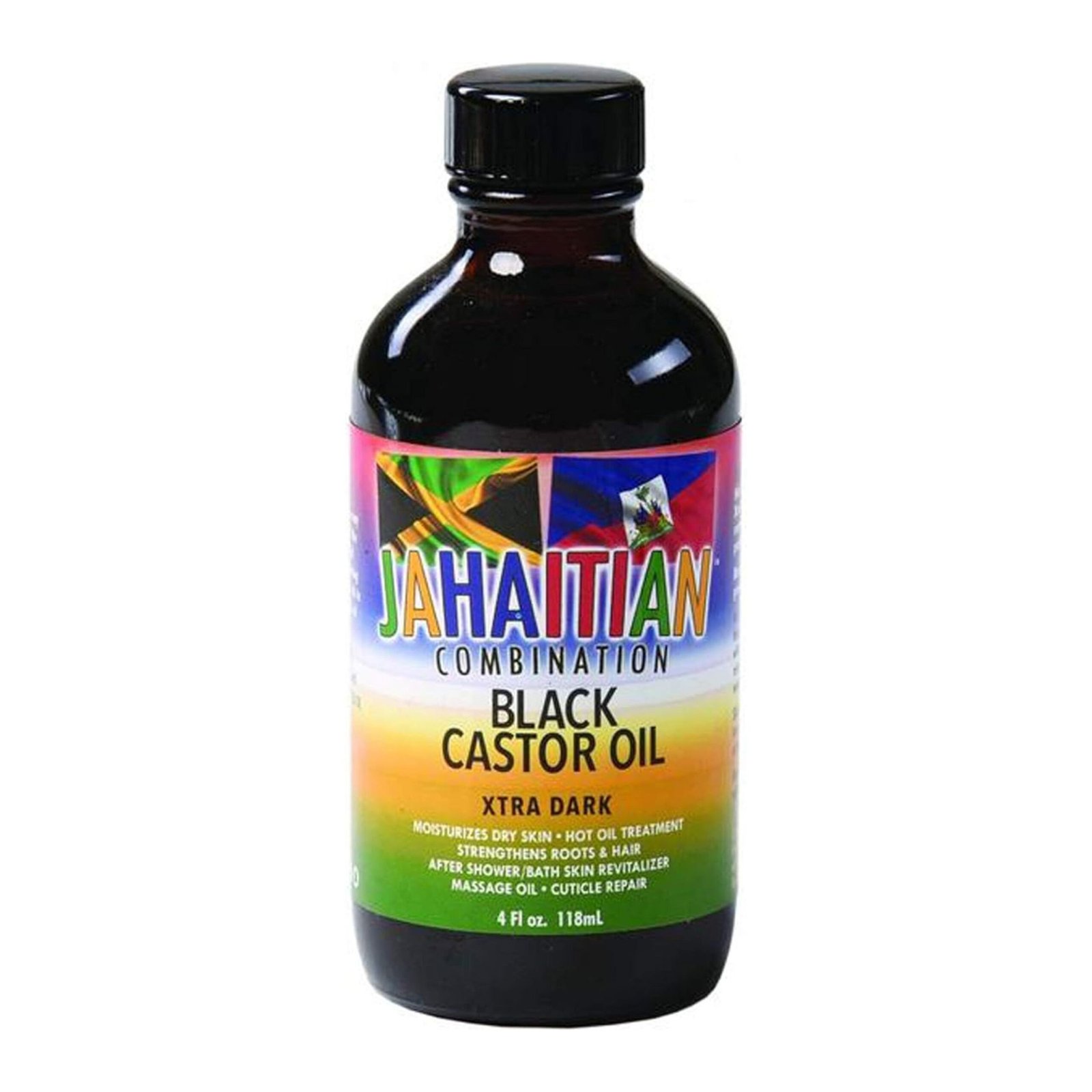 Jahaitian Extra Dark Black Castor Oil 4oz