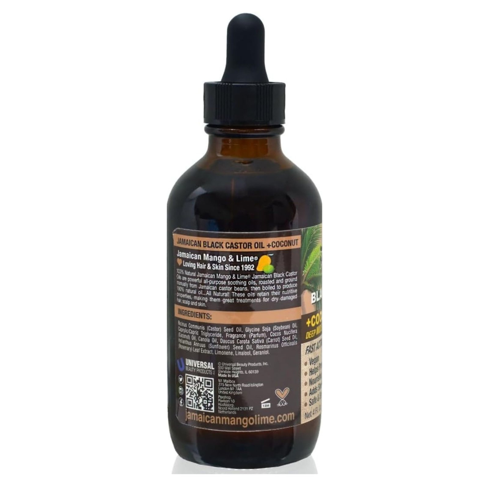 Jamaican Mango & Lime Coconut Oil 4oz - Image 2