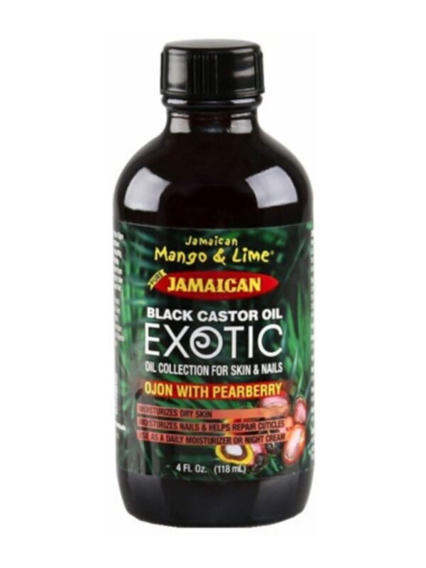 Jamaican Mango & Lime Exotic Black Castor Oil 4oz
