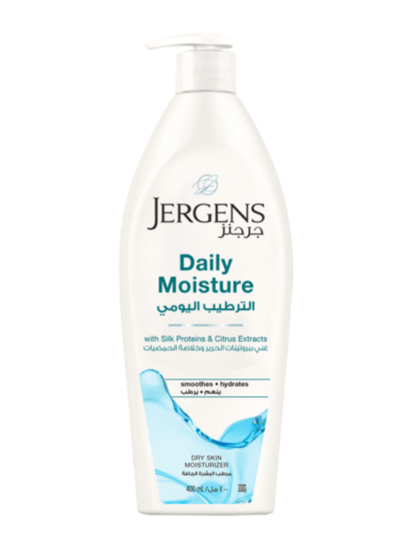 Jergens Daily Moisture Dry Skin Moisturizer Silk Proteins 21oz