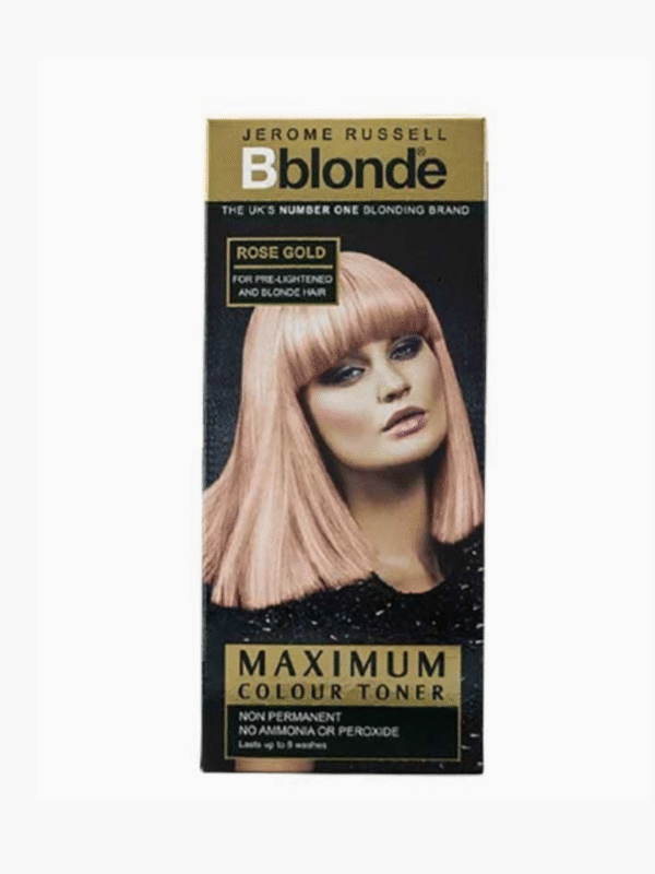 BBlonde Jerome Russell Maximum Color Toner Rose Gold Hair Dye