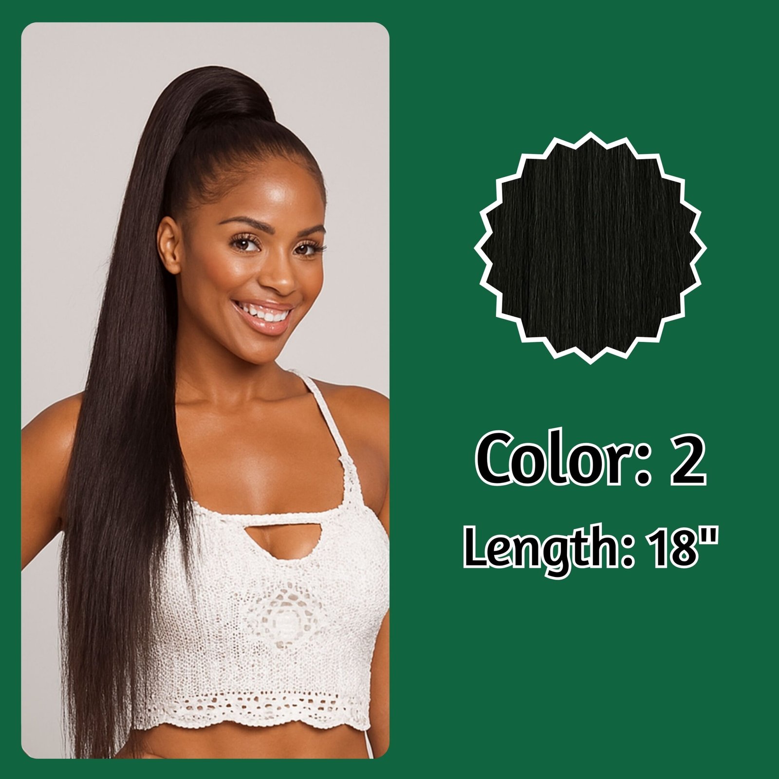 Ponytails Kuknus Collection London Girl 18" Hair Extension