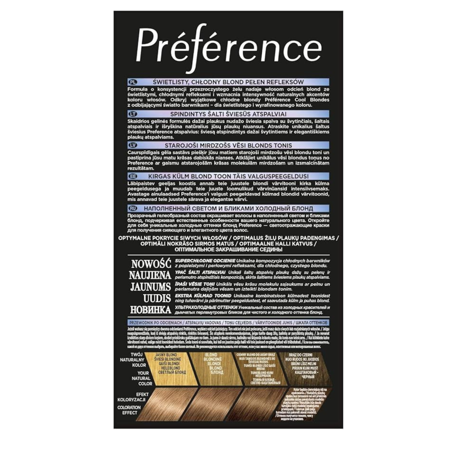 Loreal Paris Preference Hair Color 7.1 Iceland Ash Blonde Hair Dye - Image 5