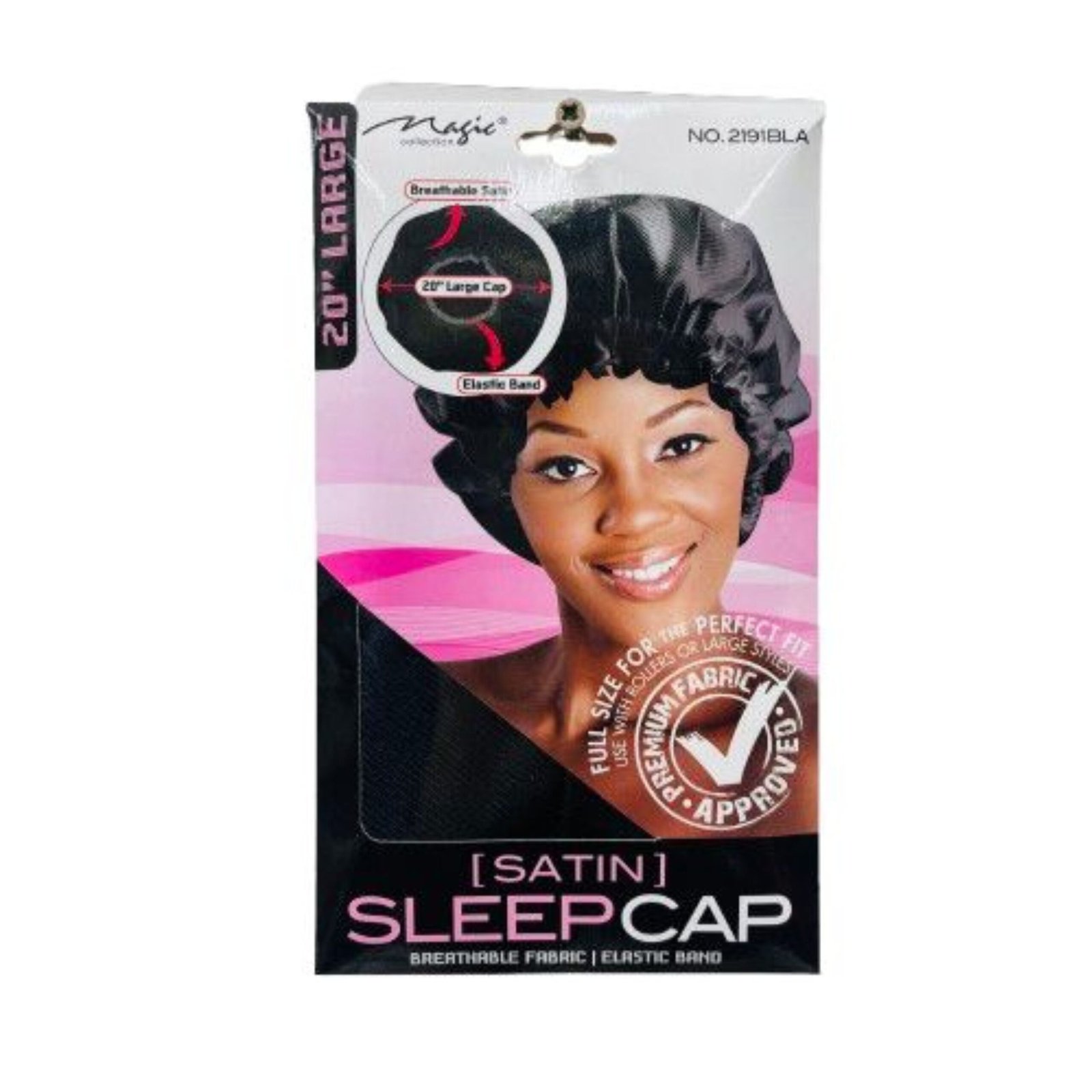 Magic Satin Sleep Cap 20" Large