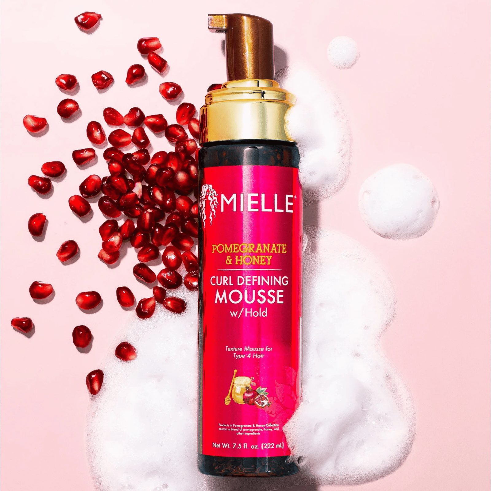 Mielle Organics Pomegranate & Honey Curl Defining Mousse with Hold 7.5oz - Image 4