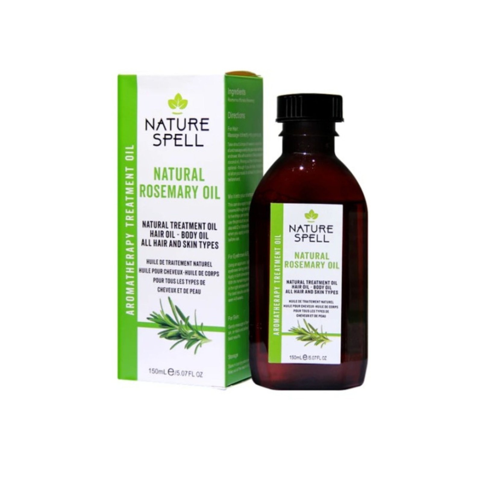Nature’s Spell Rosemary Oil 5.7oz - Image 2