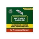 NewMax Darbee Professional Single Edge Razor Blades, Green, 100 Count