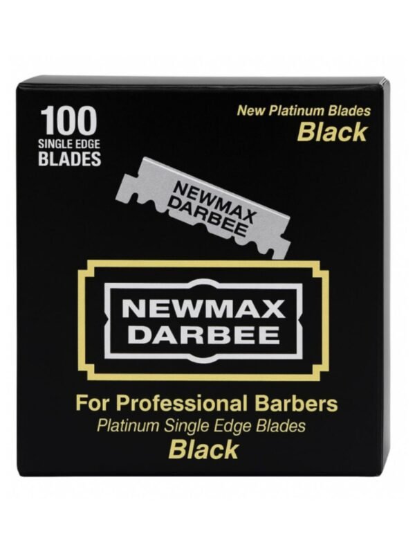 Newmax Darbee Extra Single Edge Razor Blades, Black, 100 Count