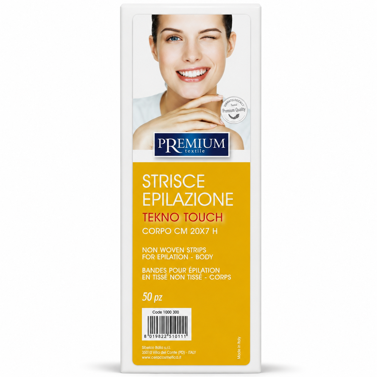 Premium Tekno Touch Non-Woven Epilation Strips