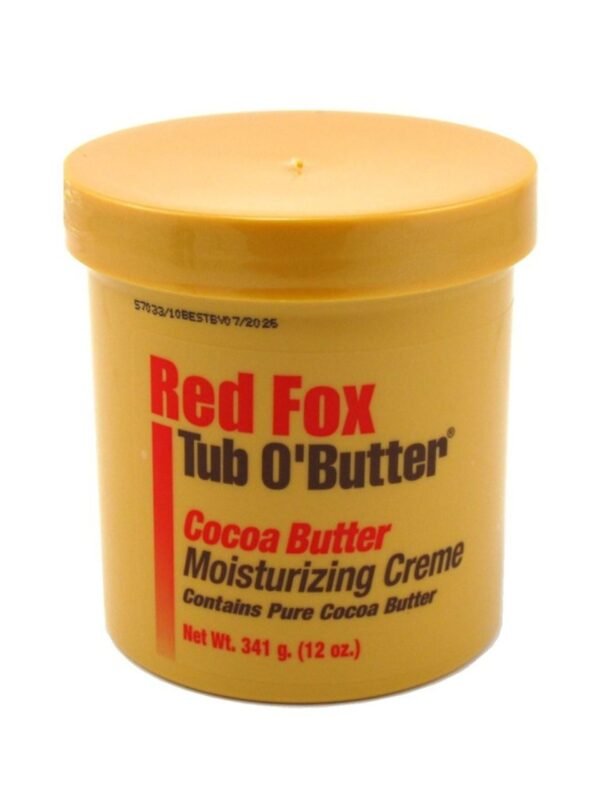 Red Fox Tub O Butter Cocoa Butter 12oz Jar
