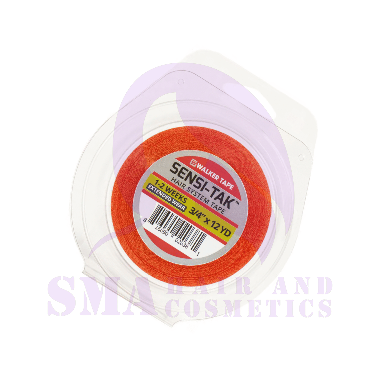 Walker Tape Sensi-Tak Red Liner Tape Roll 3/4" x 12 Yards - Image 2