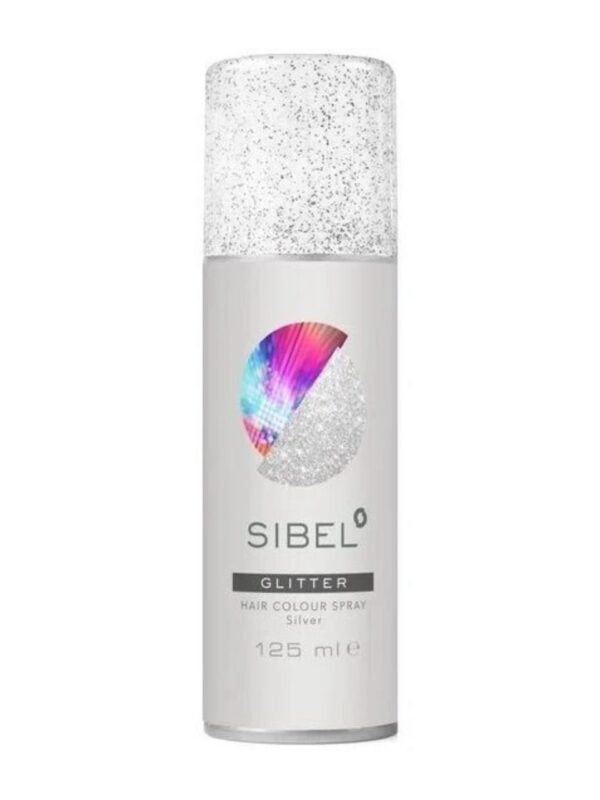 Sibel GLITTER Hair Colour Spray SILVER 125ml