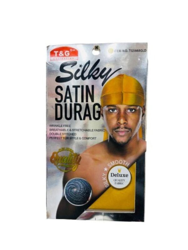 T&G Silky Satin Durag Wrinkle-Free Stretch Fabric