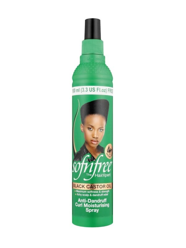Sof-N-Free Black Castor Oil Curl Moisturizer Spray 3.3oz