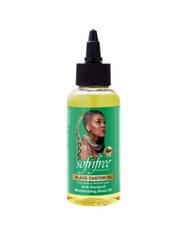 SofnFree Black Castor Braid Oil