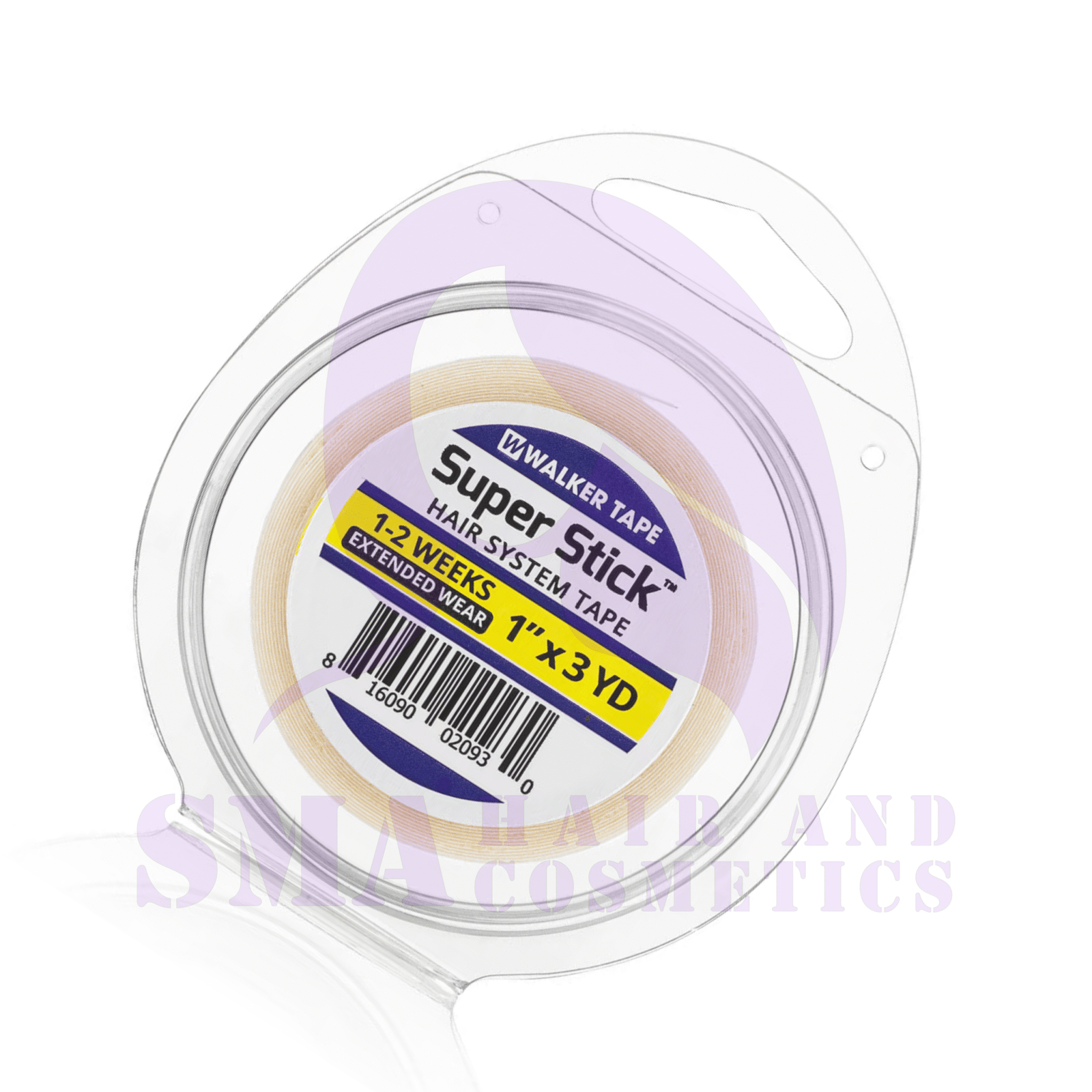 Walker Tape Super Stick Adhesive Tape 1" x 3 Yards Roll - Image 2