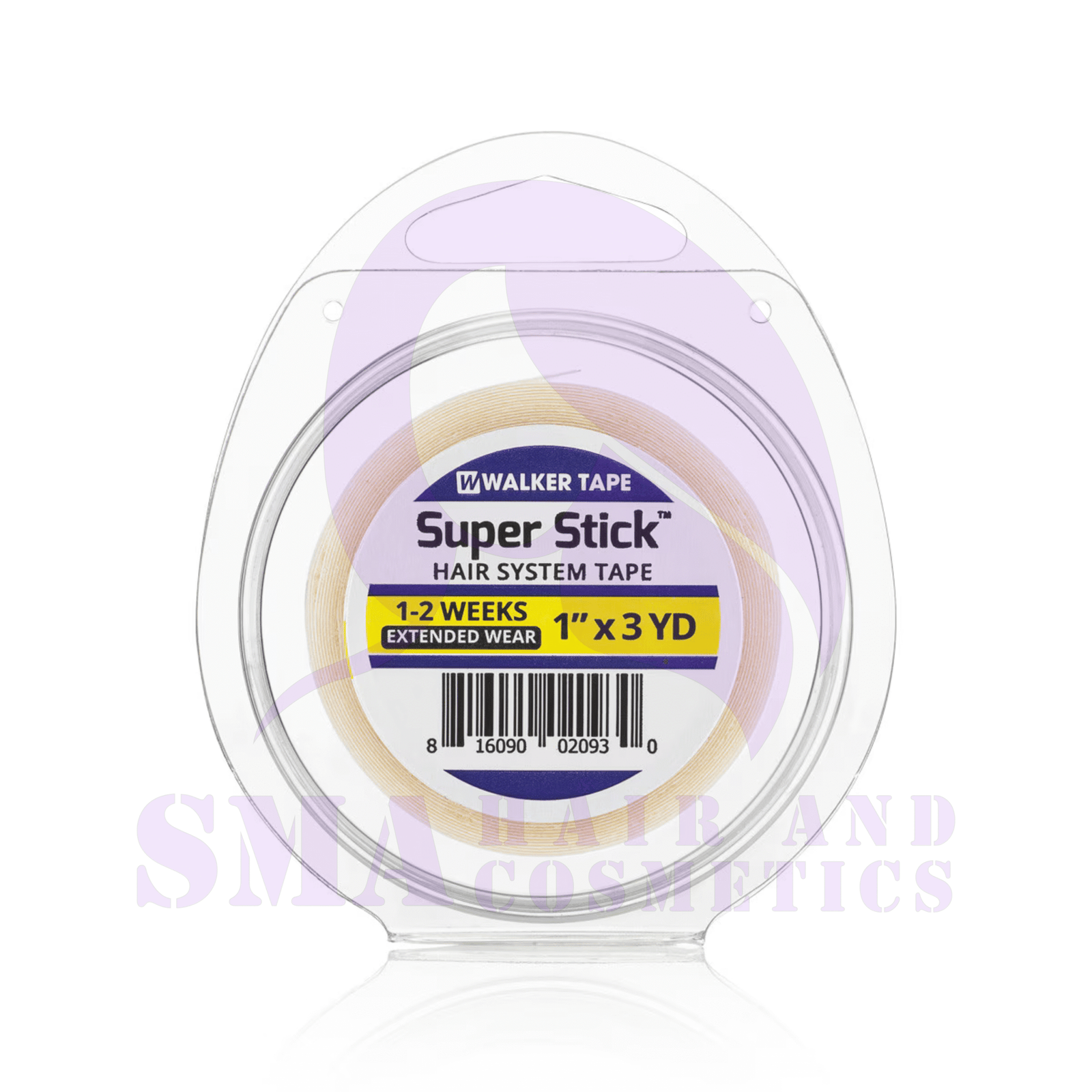Walker Tape Super Stick Adhesive Tape 1" x 3 Yards Roll - Image 3