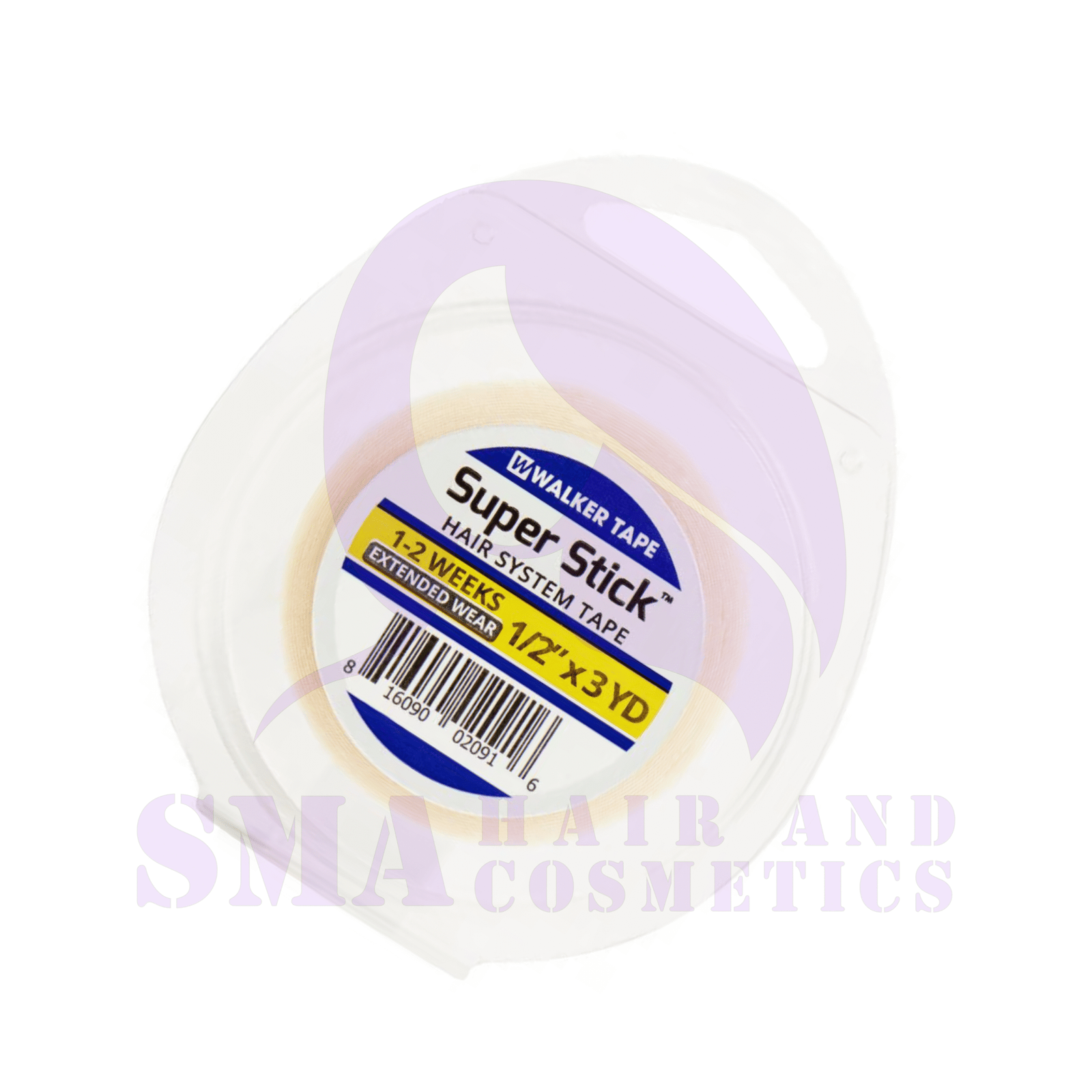 Walker Tape Super Stick Double-Sided Tape 1/2" x 3 Yards Roll - Image 2