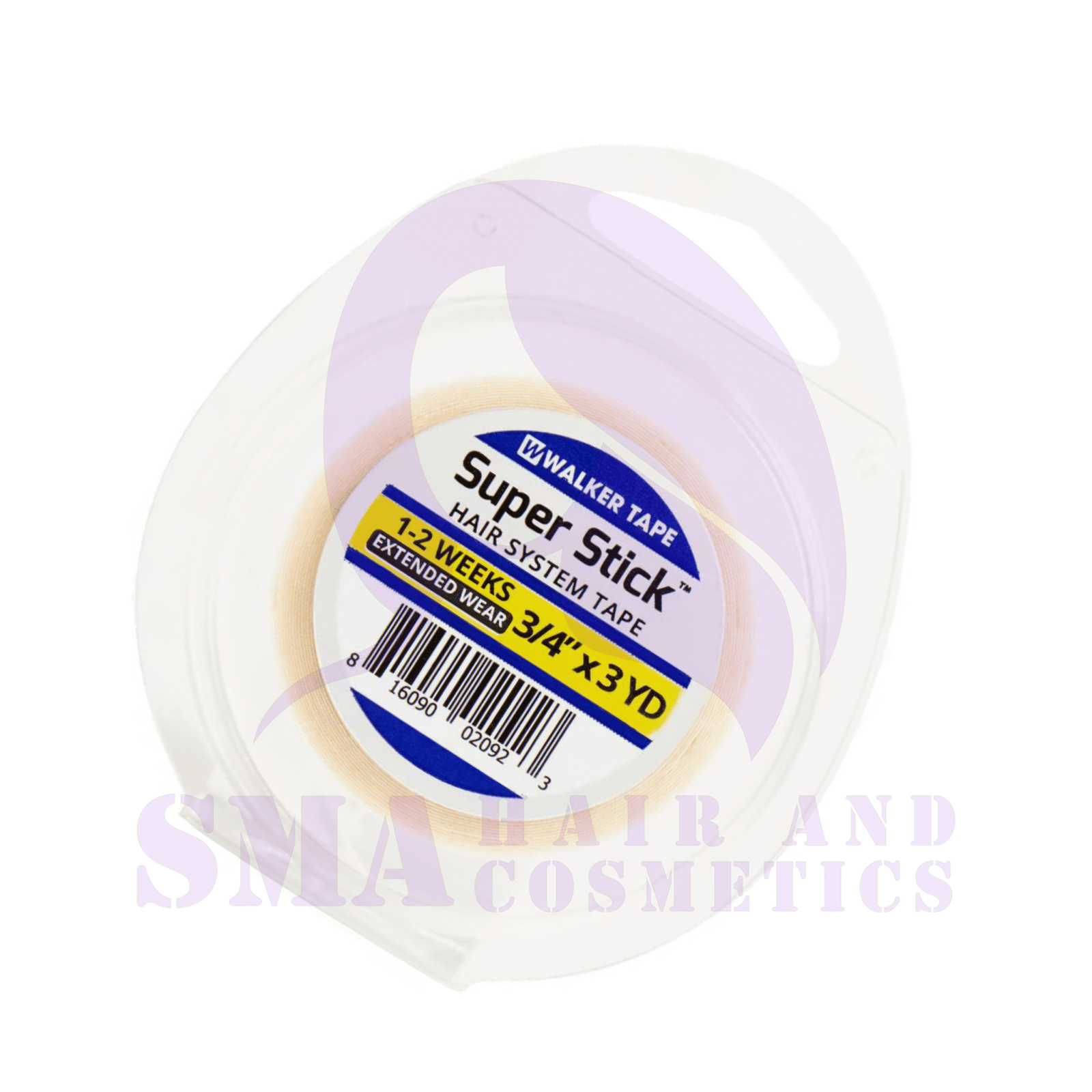 Walker Tape Super Stick Double-Sided Lace Wig Tape 3/4" x 3 Yards Roll - Image 2