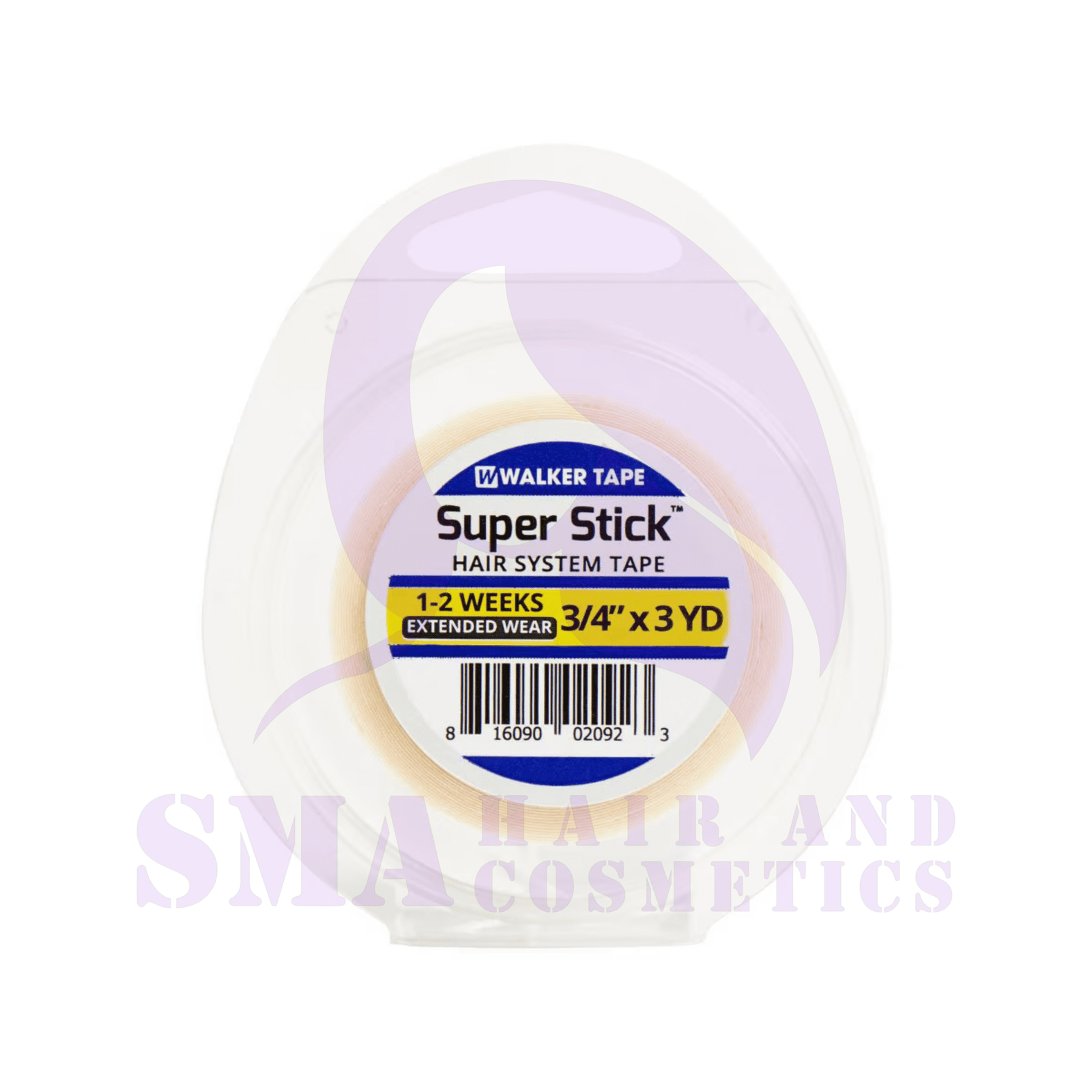 Walker Tape Super Stick Double-Sided Lace Wig Tape 3/4" x 3 Yards Roll - Image 3