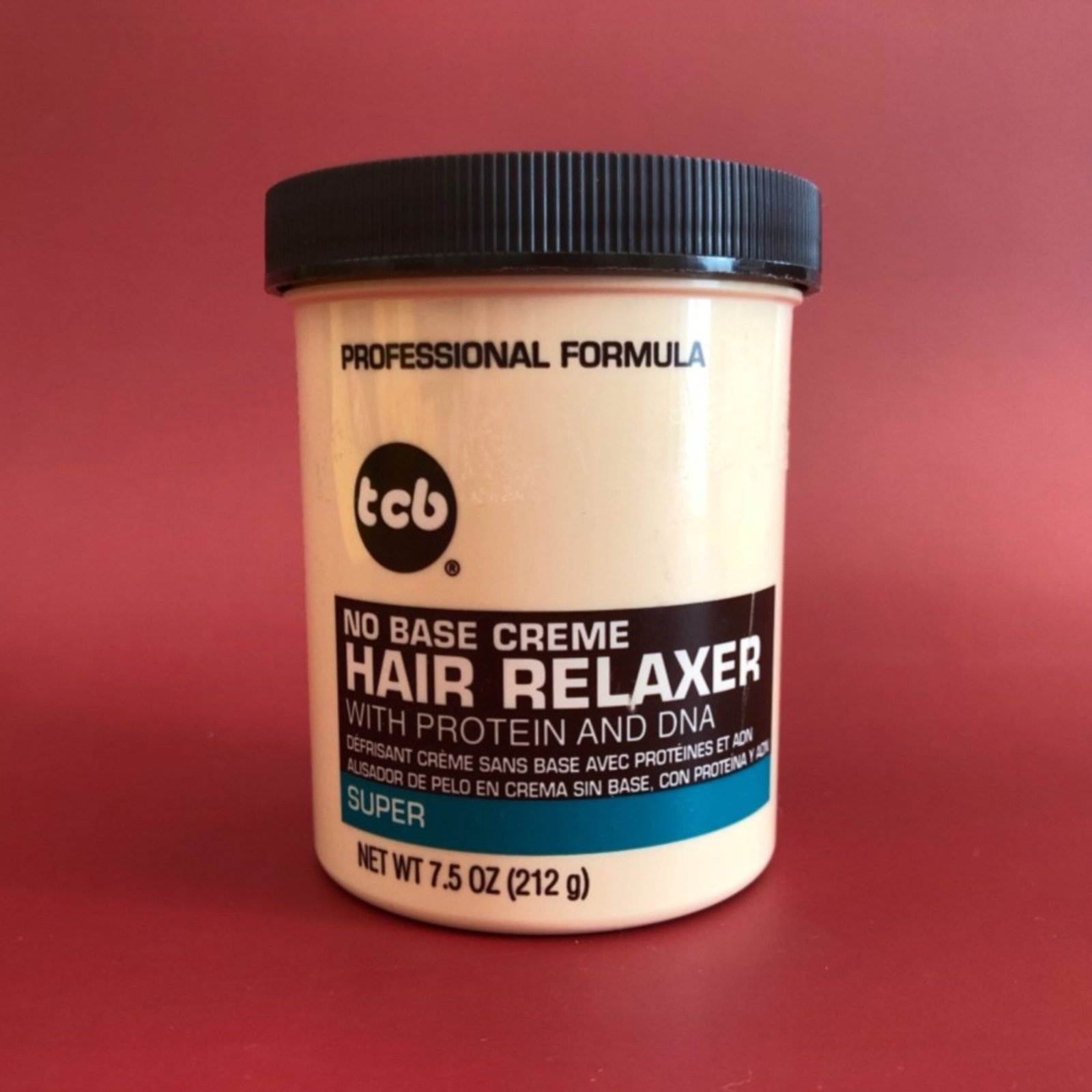 TCB No Base Creme Hair Relaxer Super 7.5oz