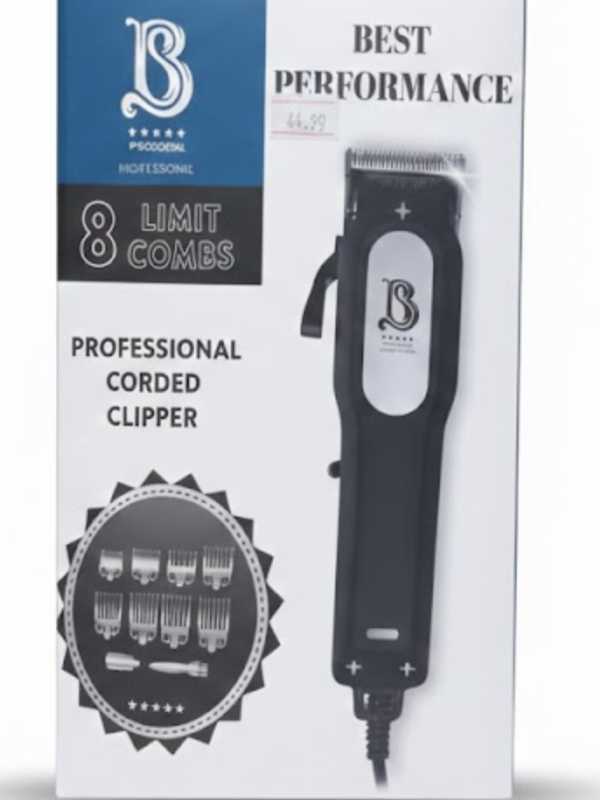 Professional Corded Hair Clipper Kit