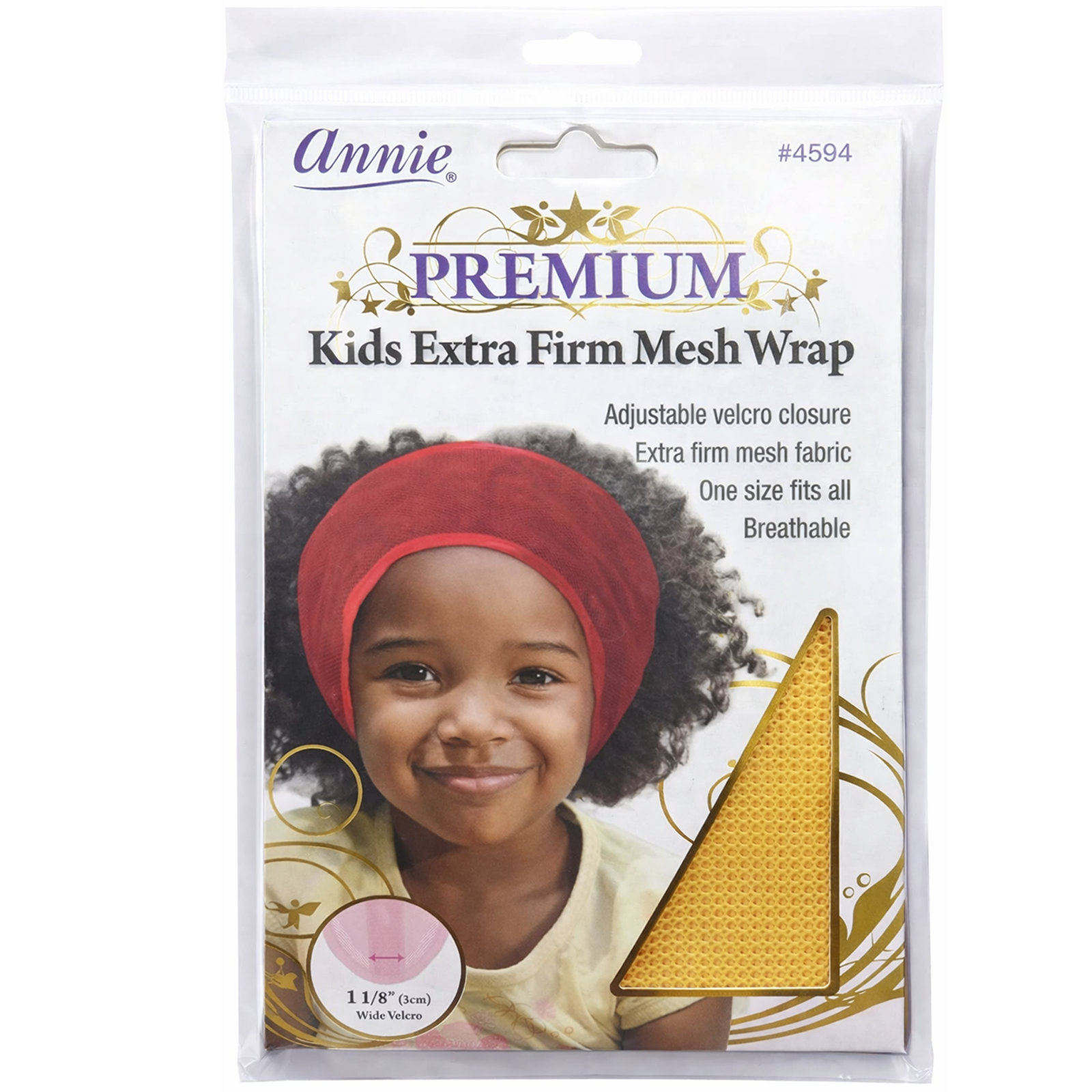 Annie Premium Kids Extra Firm Mesh Wrap Yellow
