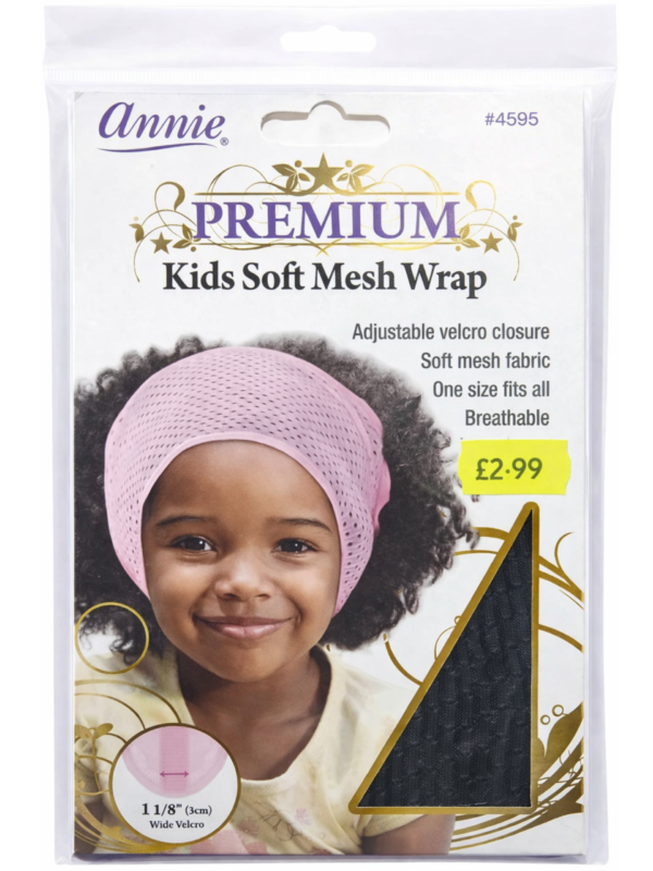 Annie Premium Kids Extra Firm Mesh Wrap Black