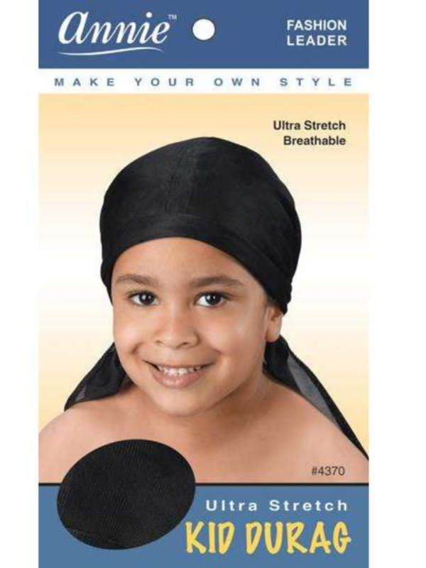 Annie Kids Ultra Strength Durag Black