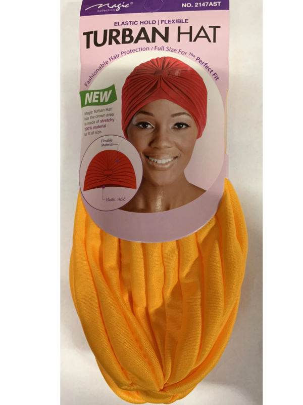 Magic Turban Hat Yellow Color