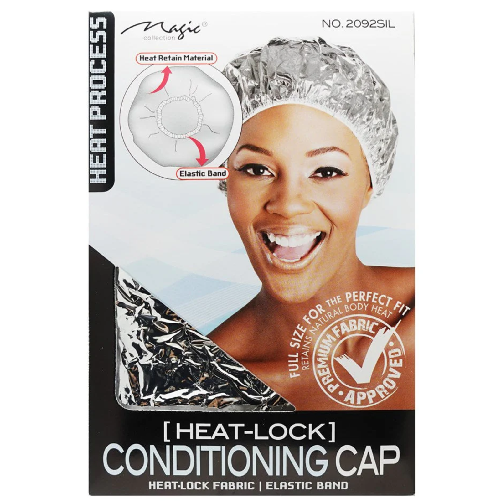 Magic Collection Heat Lock Conditioning Cap Silver Color