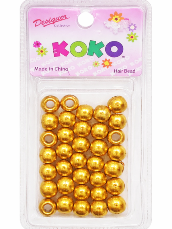 KOKO Designer Collection Gold Hair Beads