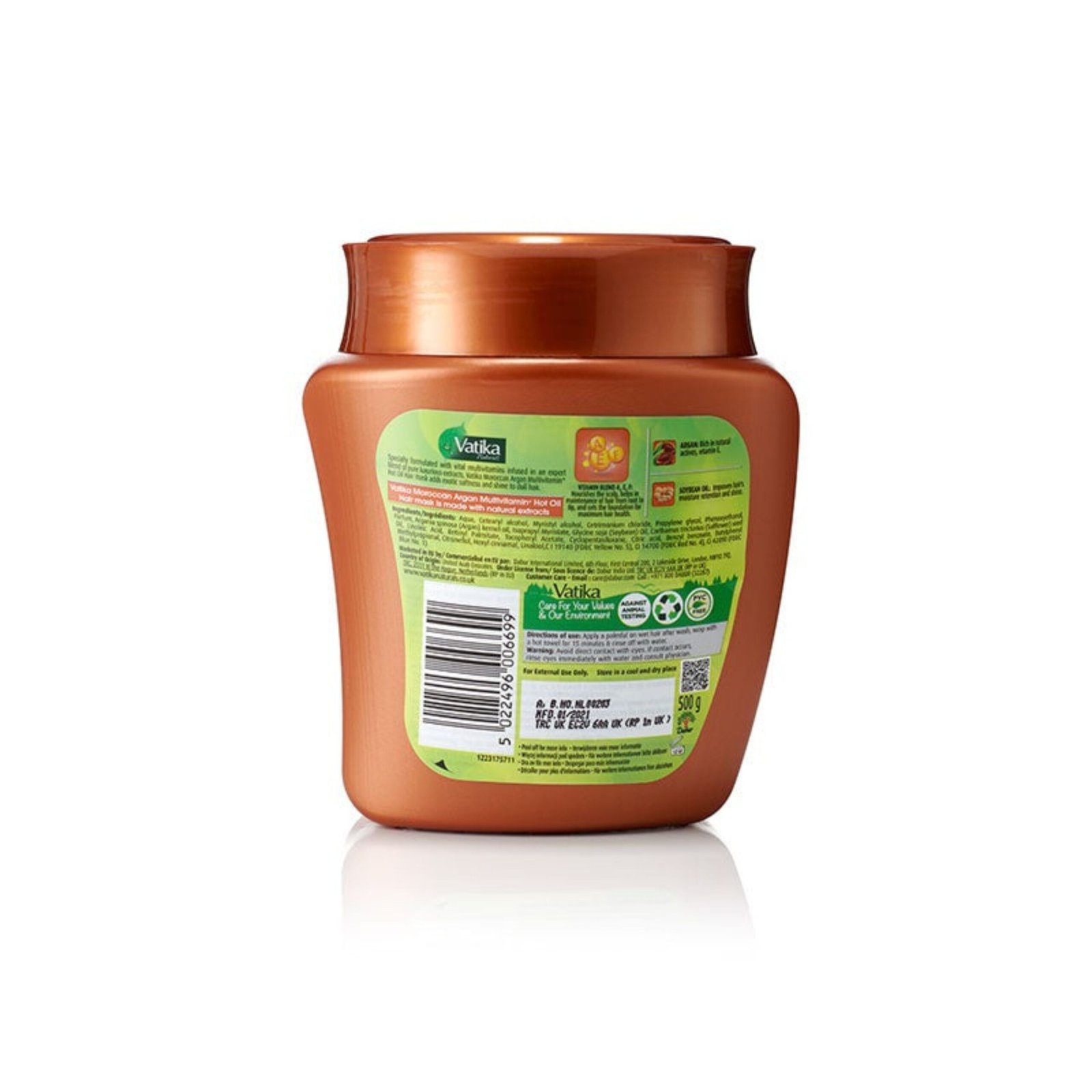 Vatika Naturals Argan Hair Mask Multivitamin 500g - Image 3