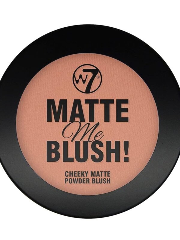 W7 Matte Me Blush Pigmented Matte Finish Powder Blusher 8g