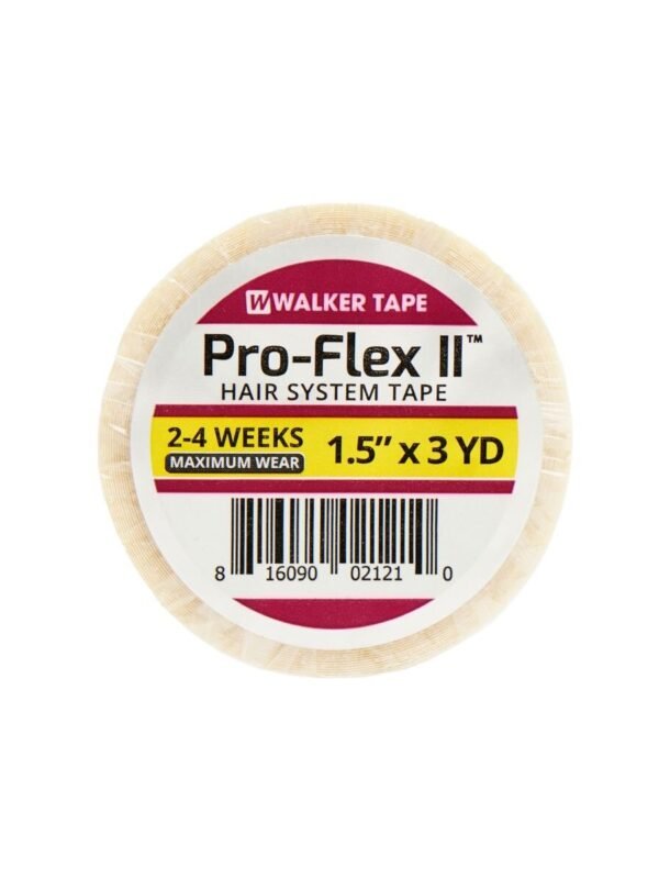 Walker Tape Pro Flex II 1.5" X 3 Yards Roll – Extra Strong Hold Wig & Lace Front Tape