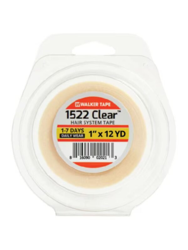Walker Tape 1522 Clear Tape Roll 1" x 12 Yards