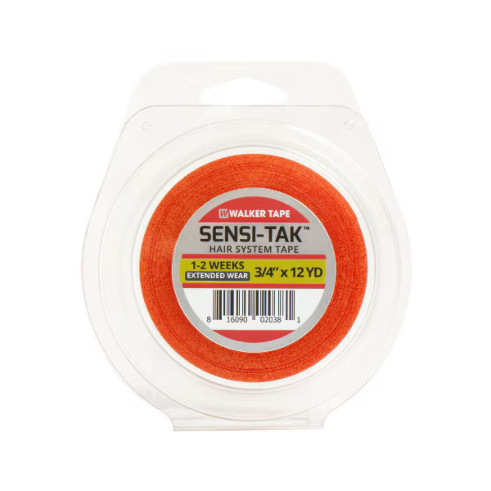 Walker Tape Sensi-Tak Red Liner Tape Roll 3/4" x 12 Yards